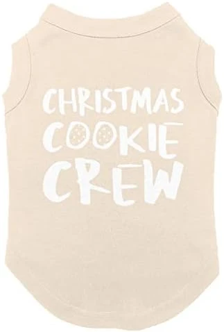 Chistmas Cookie Crew - Gingerbread Dog Shirt (Natural, Medium) 2 Chistmas Cookie Crew - Gingerbread Dog Shirt (Natural, Medium) - Image 2
