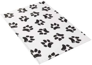 Ezee~Visit Black And White Dog Paw Print Pet Vet Mat (Scale/Lift) 4 Ezee~Visit Black And White Dog Paw Print Pet Vet Mat (Scale/Lift) - Image 4
