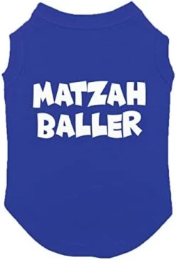 Matzah Baller - Matzo Hanukkah Passover Seder Dog Shirt (Red, 3X-Large) -Dog Supplies Store 312tqdSAyaL. AC