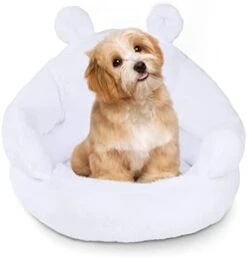 Hot Dog Design Pet Dog Bed,Soft Removable And Washable Pet Mat Dog House Dot Small Pet Animal Small Dog Bed -Dog Supplies Store 315v Fd2blL. AC