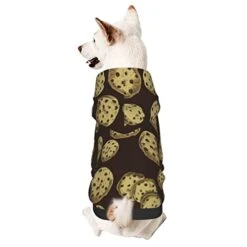Food Of Cookie Pattern Pet Dog Costume Pets Wear Hoodies Fall Cloth Sweaters Sweatshirts Jacket Pullover