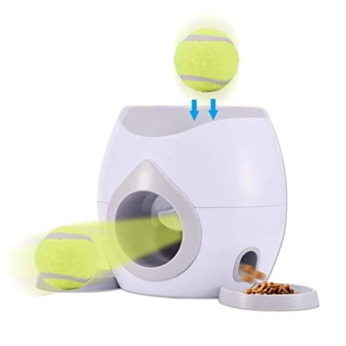 Newooh Automatic Pet Feeders, Food Dispenser For Dog Cat Small Animals, Fetch Tennis Ball Launcher Dog Training Toys, Interactive Throwing Ball Machine 1 Newooh Automatic Pet Feeders, Food Dispenser For Dog Cat Small Animals, Fetch Tennis Ball Launcher Dog Training Toys, Interactive Throwing Ball Machine