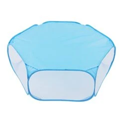 Small Pet Playpen Interactive Portable Foldable Small Pet Cage Tent Heavy Duty Pet Cage Tent Blue -Dog Supplies Store 31Eh34AaFXL