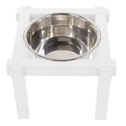 Original Pawley's Island White Raised Pet Station, Food & Water, Handcrafted In The Carolinas -Dog Supplies Store 31HUoBc6JjL