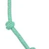 Mammoth Flossy Chews Extra Fresh 3 Knot Tug – Premium Cotton-Poly Yarn With Dental Floss Tug Toy For Dogs – Interactive Dog Rope Toy – Tug Dog Chew Toy For Large Dogs - Large, 25”