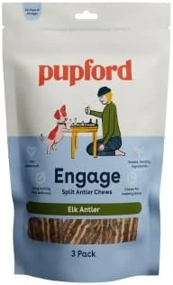 Pupford Split Elk Antlers | Durable & Tough Chew Toy & Treat For Aggressive Chewers - Long Lasting, All Natural, Cleans Teeth & Engages Your Pup | 5-8” Long (1 Count) 7 Pupford Split Elk Antlers | Durable & Tough Chew Toy & Treat For Aggressive Chewers - Long Lasting, All Natural, Cleans Teeth & Engages Your Pup | 5-8” Long (1 Count) - Image 7