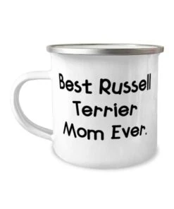 GENERIC Best Russell Terrier Mom Ever. 12oz Camper Mug, Russell Terrier Dog Present From Friends, Epic For Dog Lovers, Pet Toys, Cat Toys, Dog Toys, Pet Food, Cat Food, Dog Food