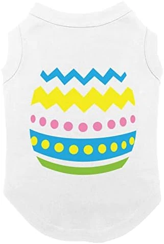 Easter Egg Outfit - Bunny Dye Colorful Dog Shirt (White, Large) 15 Easter Egg Outfit - Bunny Dye Colorful Dog Shirt (White, Large) - Image 15