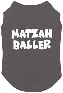 Matzah Baller - Matzo Hanukkah Passover Seder Dog Shirt (Red, 3X-Large) -Dog Supplies Store 31QPhV5PqYL. AC