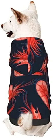 Shrimp Pattern Sea Food Pet Dog Costume Pets Wear Hoodies Fall Cloth Sweaters Sweatshirts Jacket Pullover 8 Shrimp Pattern Sea Food Pet Dog Costume Pets Wear Hoodies Fall Cloth Sweaters Sweatshirts Jacket Pullover - Image 8
