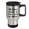 GENERIC Useful Akita Dog Gifts, All You Need Is Love And An Akita, Epic Travel Mug For Pet Lovers From Friends, Dog Toys, Dog Food, Dog Beds, Dog Collars, Dog Leashes
