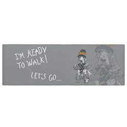 Savannan Runner Rugs And Mats,18313 Pcs I'm Ready To Walk Let's Go Cocker Spaniel Dog Pet Gray Non Slid,Absorbent Kitchen Rug,Rubber Dots Backing Indoor Door Mat,Standing Mat 23.6x70.9 Inch -Dog Supplies Store 31cqip6vNwL