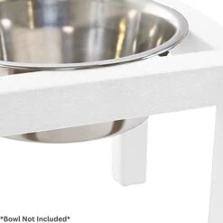 Original Pawley's Island White Raised Pet Station, Food & Water, Handcrafted In The Carolinas -Dog Supplies Store 31iFFTe8ZTL