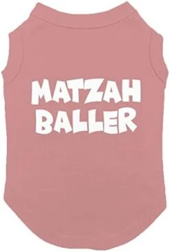 Matzah Baller - Matzo Hanukkah Passover Seder Dog Shirt (Red, 3X-Large) -Dog Supplies Store 31kAt1LpbzL. AC