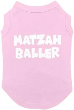 Matzah Baller - Matzo Hanukkah Passover Seder Dog Shirt (Red, 3X-Large) -Dog Supplies Store 31lNxgBnUpL. AC