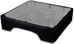 SAZAO Dog Playpen Cover, Dog Playpen Sunshade Cover, Mesh Dog Playpen Top Cover, Fits 35.8 Inches 4 Panels Playpen (Color : Black) -Dog Supplies Store 31mXGBb33GL. AC