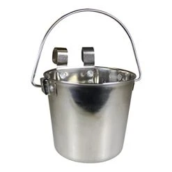 DOG For DOG Flat-Sided Hook-On Pail 4 Qt 10 DOG For DOG Flat-Sided Hook-On Pail 4 Qt -Dog Supplies Store 31tG6lL8tZL