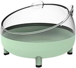 BITWIT Pet Bed, Food And Drink Pet Plastic Basin (Color : Bronze) -Dog Supplies Store 31vLtWEEppL. AC