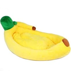 SENERY Soft Pet Bed Sofa Cover Blanket Banana Shape Cat House Basket Warm Puppy Kennel Small Dog Cute Lounger