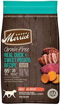 Merrick Dry Dog Food, Real Chicken And Sweet Potato Grain Free Dog Food Recipe - 22 Lb. Bag 10 Merrick Dry Dog Food, Real Chicken And Sweet Potato Grain Free Dog Food Recipe - 22 Lb. Bag - Image 10