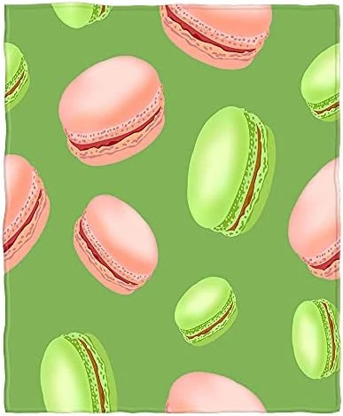AOYEGO Colorful Macaroon Soft Throw Blanket Cookies Cream Dessert Sweet Food Bakery 30x40 Inch Blanket Flannel Warm Travel Blankets For Pet Dog Cat 12 AOYEGO Colorful Macaroon Soft Throw Blanket Cookies Cream Dessert Sweet Food Bakery 30x40 Inch Blanket Flannel Warm Travel Blankets For Pet Dog Cat - Image 12