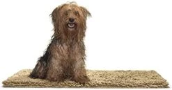 Furhaven 60" X 48" Highly Absorbent Dog Door Mat For Muddy Paws, 100% Washable, Perfect For Entryway, Kitchen, & Bathroom Use - Chenille Shammy Rug - Charcoal (Gray), Jumbo Plus/XXXL -Dog Supplies Store 410vKVxIwL. AC