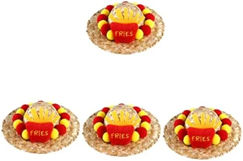 5pcs Cat Dog Straw Hat Trendy Hats Summer Clothing Dresses Trendy Pet Costume Hat Pet Cosplay Costume Small Animals Hat Hats For Dog Wear-Resistant Pet Hat Delicate Cat Hat Food 7 5pcs Cat Dog Straw Hat Trendy Hats Summer Clothing Dresses Trendy Pet Costume Hat Pet Cosplay Costume Small Animals Hat Hats For Dog Wear-Resistant Pet Hat Delicate Cat Hat Food - Image 7