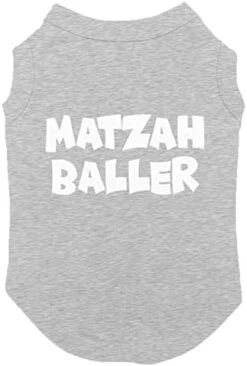 Matzah Baller - Matzo Hanukkah Passover Seder Dog Shirt (Red, 3X-Large) -Dog Supplies Store 412MFIyUAGL. AC