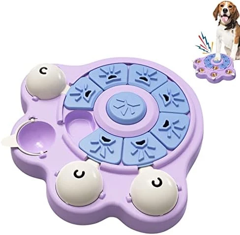 Kubatis Dog Rotating Puzzle Toys Level 3 2 1, Dog Treat Puzzle Slow Feeder, Interactive Enrichment Toys For Large/Medium/Small, Dog Food Dispenser For Boredom And Mental Stimulation.(Dark Blue) 7 Kubatis Dog Rotating Puzzle Toys Level 3 2 1, Dog Treat Puzzle Slow Feeder, Interactive Enrichment Toys For Large/Medium/Small, Dog Food Dispenser For Boredom And Mental Stimulation.(Dark Blue) - Image 7