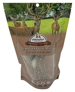 WhiteTail Naturals | Deer Antlers For Large Dogs (2 Pack- Jumbo XXL) All Natural Antler Dog Chew | Naturally Shed, Long Lasting Chew Bone, Made In USA -Dog Supplies Store 413Zdi7EHrL