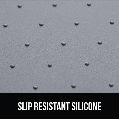 Gorilla Grip Chenille Doormat And Silicone Pet Feeding Mat, Door Mat Size 36x24 Rubber, Dog Food Mats Size 16x10 Waterproof, Both In Gray, 2 Item Bundle 5 Gorilla Grip Chenille Doormat And Silicone Pet Feeding Mat, Door Mat Size 36x24 Rubber, Dog Food Mats Size 16x10 Waterproof, Both In Gray, 2 Item Bundle - Image 5
