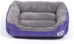 YangYan Dog Beds For Large Dogs Dog Kennel Candy-Colored Square Nest Pet Kennel Dirty And Moisture-Proof Mat Dog House Puppy Bed Pet Mat (Color : Baolan, Size : 43 X 32cm) -Dog Supplies Store 413sZglbQL. AC