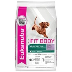 Eukanuba Fit Body Weight Control Small Breed Dry Dog Food, 4 Lb. Bag