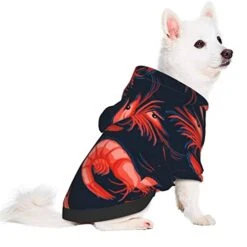Shrimp Pattern Sea Food Pet Dog Costume Pets Wear Hoodies Fall Cloth Sweaters Sweatshirts Jacket Pullover 14 Shrimp Pattern Sea Food Pet Dog Costume Pets Wear Hoodies Fall Cloth Sweaters Sweatshirts Jacket Pullover -Dog Supplies Store 414CX1YFaRL