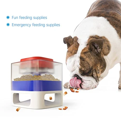 Monotre Dog Puzzle Feeder Toy With Button Interactive Mental Stimulation Food Dispenser, Improve Dog IQ Slow Feeding To Protect The Intestines, Suitable For Large, Medium And Small Dogs 4 Monotre Dog Puzzle Feeder Toy With Button Interactive Mental Stimulation Food Dispenser, Improve Dog IQ Slow Feeding To Protect The Intestines, Suitable For Large, Medium And Small Dogs - Image 4