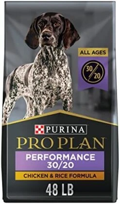 Purina Pro Plan High Calorie, High Protein Dry Dog Food, 30/20 Chicken & Rice Formula - 48 Lb. Bag -Dog Supplies Store 416Vbb3Gn4L. AC