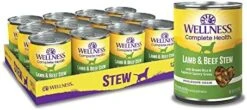 Wellness Complete Health Natural Wet Canned Dog Food Turkey & Sweet Potato, 12.5-Ounce Can (Pack Of 12) -Dog Supplies Store 417I3BDeRL. AC