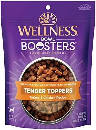 Wellness Tender Toppers (Previously Bowl Boosters), Grain-Free Natural Dog Food Toppers Or Mixers, Made With Real Meat (Turkey & Chicken, 2-Pound Bag) 13 Wellness Tender Toppers (Previously Bowl Boosters), Grain-Free Natural Dog Food Toppers Or Mixers, Made With Real Meat (Turkey & Chicken, 2-Pound Bag) - Image 13