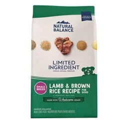 Natural Balance Limited Ingredient Diet Small-Breed Adult Dry Dog Food With Healthy Grains Protein Options Include Chicken Or Lamb 4 Pound (Pack Of 1)