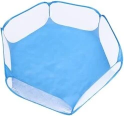 1pc Outdoor Pet Fence Pet Playpen Outdoor Fence For Hamster Tent Summer Pet Tent Pet Tent Guinea Pig The Fence Summer Blue Food Outdoor Tent -Dog Supplies Store 419v4563RdL. AC