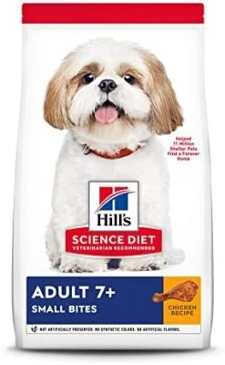 Hill's Science Diet Adult 7+ Small Bites Chicken Meal, Barley & Brown Rice Recipe Dry Dog Food, 15 Lb. Bag 12 Hill's Science Diet Adult 7+ Small Bites Chicken Meal, Barley & Brown Rice Recipe Dry Dog Food, 15 Lb. Bag -Dog Supplies Store 41A kg1CDdL. AC 1