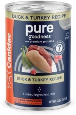 Canidae Pure Limited Ingredient Premium Wet Dog Food, Lamb, Turkey & Chicken Recipe, 13 Oz. (Case Of 12), Grain Free -Dog Supplies Store 41AEZ36bnoL. AC