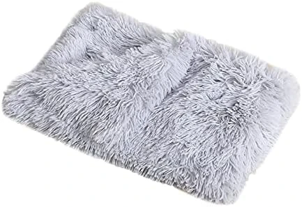 Slakkenreis Home Warm Pet Dog Blanket Cat Blanket Pet Plush Mat Solid Color Pet Mat Sky Blue One Size 5 Slakkenreis Home Warm Pet Dog Blanket Cat Blanket Pet Plush Mat Solid Color Pet Mat Sky Blue One Size - Image 5