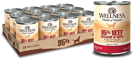 Wellness 95% Chicken Natural Wet Grain Free Canned Dog Food, 13.2-Ounce Can (Pack Of 12) 5 Wellness 95% Chicken Natural Wet Grain Free Canned Dog Food, 13.2-Ounce Can (Pack Of 12) - Image 5