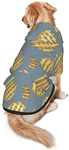 Fries Pattern Fast Food Pet Dog Costume Large Pets Wear Hoodies Winter Small Medium Cats Cloth Sweatshirts Jacket Pullover 12 Fries Pattern Fast Food Pet Dog Costume Large Pets Wear Hoodies Winter Small Medium Cats Cloth Sweatshirts Jacket Pullover - Image 12