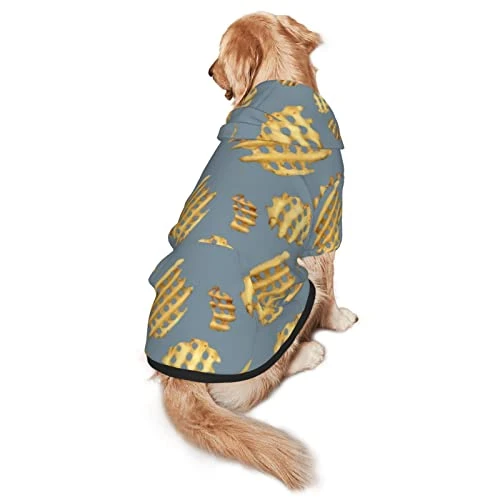 Fries Pattern Fast Food Pet Dog Costume Large Pets Wear Hoodies Winter Small Medium Cats Cloth Sweatshirts Jacket Pullover 1 Fries Pattern Fast Food Pet Dog Costume Large Pets Wear Hoodies Winter Small Medium Cats Cloth Sweatshirts Jacket Pullover