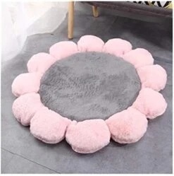 YangYan Super Soft Dog Bed Mat Round Washable Long Plush Dog Kennel Cat House Velvet Mats Sofa For Dog Chihuahua Dog Basket Pet Bed S/L (Color : C, Size : 55cm) -Dog Supplies Store 41Ee99B huL. AC