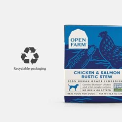 Open Farm Chicken & Salmon Rustic Stew Wet Dog Food, Grain-Free Meal Or Food Topper With Responsibly Sourced Meat And Superfoods Without Artificial Ingredients, Pack Of 12, 12.5 Oz Each 15 Open Farm Chicken & Salmon Rustic Stew Wet Dog Food, Grain-Free Meal Or Food Topper With Responsibly Sourced Meat And Superfoods Without Artificial Ingredients, Pack Of 12, 12.5 Oz Each -Dog Supplies Store 41EwkPo5xuL