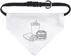 Large 'Fast Food' Dog/Cat/Pet Bandana (PD00032650) -Dog Supplies Store 41FMh6LBbL. AC