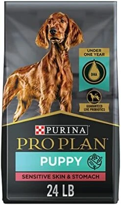 Purina Pro Plan Sensitive Skin And Stomach Puppy Food With Probiotics, Salmon & Rice Formula - 4 Lb. Bag 18 Purina Pro Plan Sensitive Skin And Stomach Puppy Food With Probiotics, Salmon & Rice Formula - 4 Lb. Bag -Dog Supplies Store 41FPtkoR1S. AC